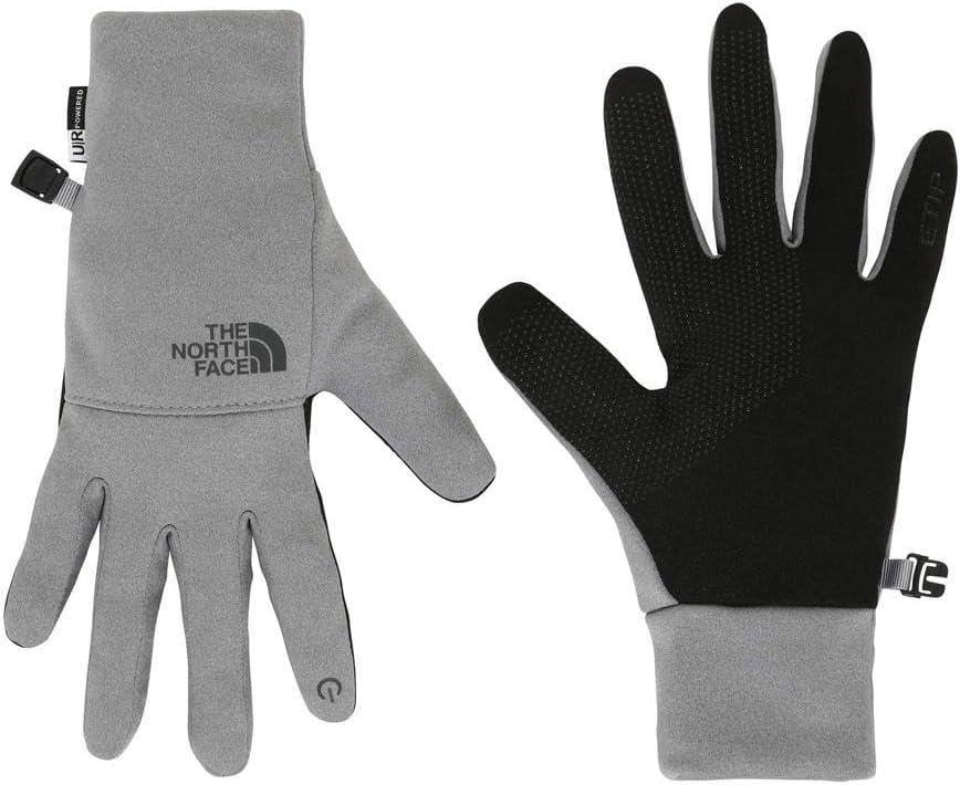 imageTHE NORTH FACE Womens Etip Recycled Glove Touchscreen Compatible Winter Running Gloves With Silicone GrippersTnf Medium Grey Heather