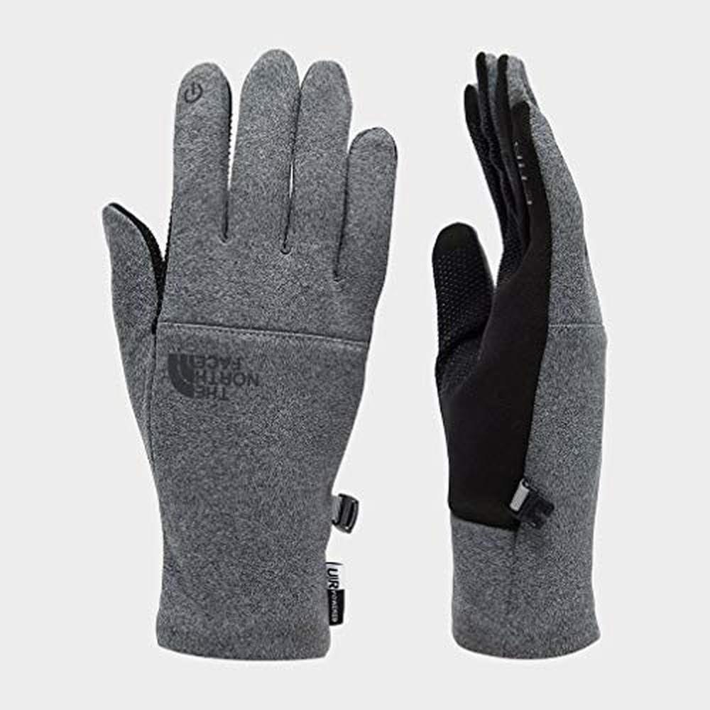 imageTHE NORTH FACE Womens Etip Recycled Glove Touchscreen Compatible Winter Running Gloves With Silicone GrippersTnf Medium Grey Heather
