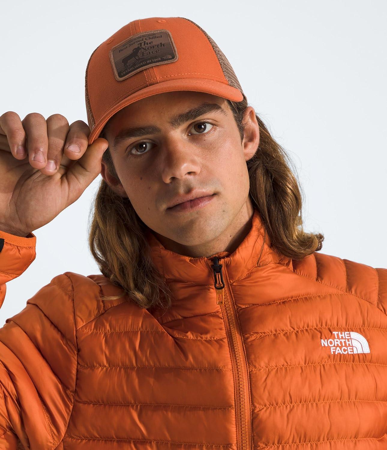 imageThe North FACE UnisexAdult Graphic Mudder Trucker Snapback Baseball Cap for Men ampamp Women Casual Everyday Summer HatIron BronzeLatteBrew Patch
