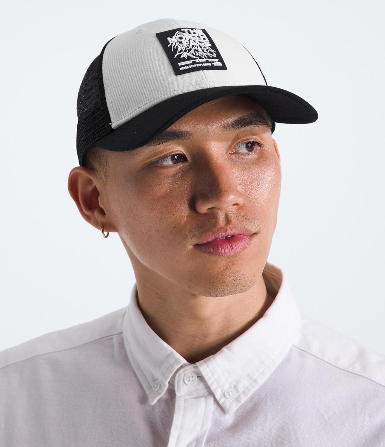 imageThe North FACE UnisexAdult Graphic Mudder Trucker Snapback Baseball Cap for Men ampamp Women Casual Everyday Summer HatTnf WhiteTnf BlackPlaces We Love