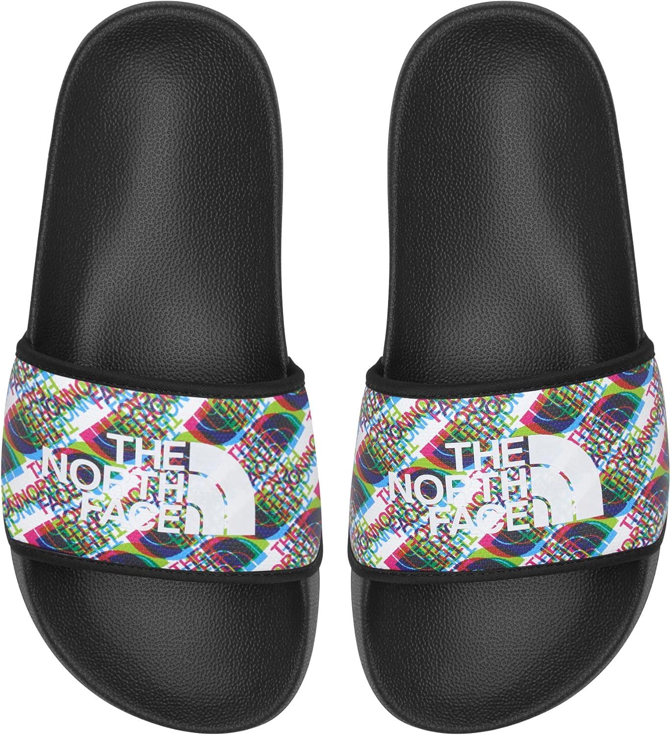 imageThe North Face Base Camp Slide III ToddlerLittle KidBig KidTnf BlackTnf White Half Dome Glitch Print