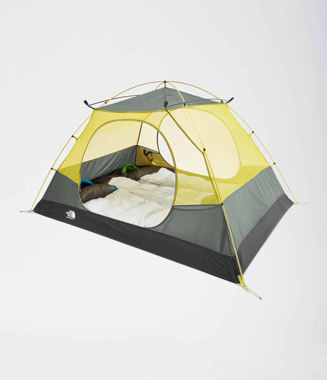 imageThe North Face Tents Stormbreak 3 ThreePerson Camping TentAgave GreenAsphalt Grey