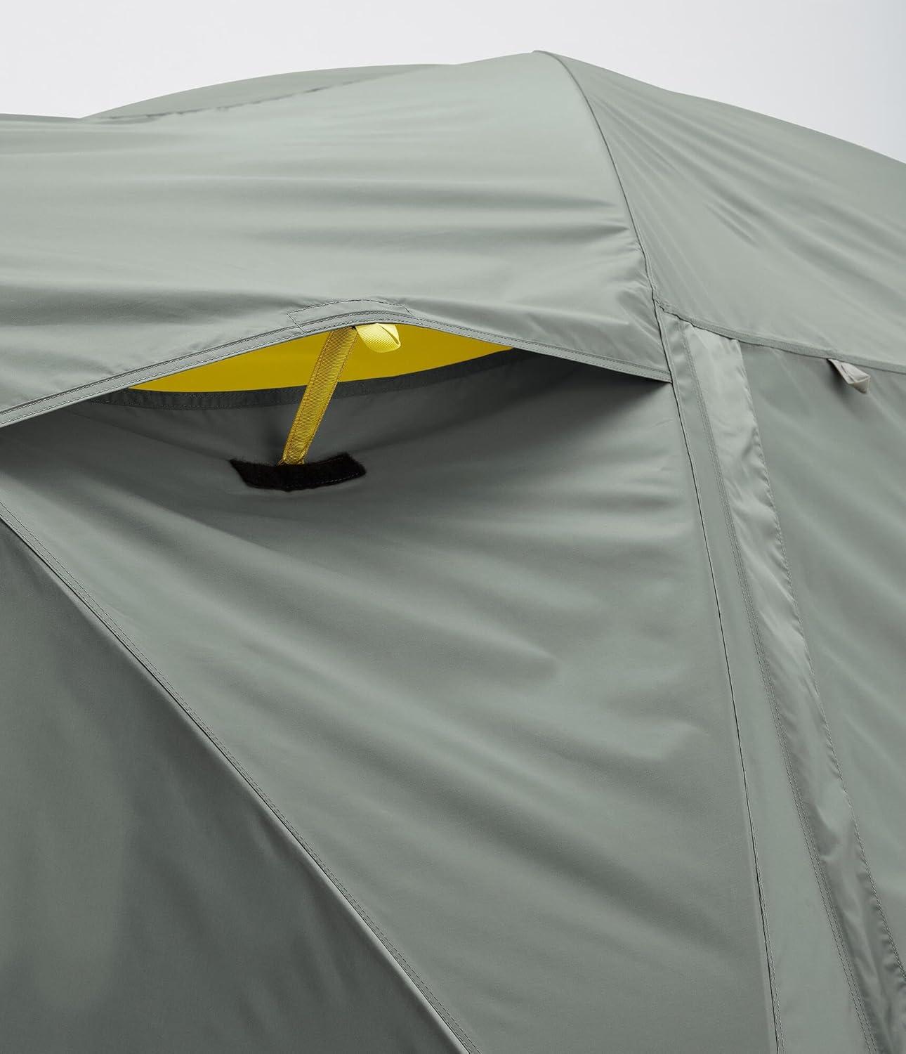 imageThe North Face Tents Wawona 4 Tent FourPerson Camping Tent Water Repellent Spacious ampamp Easy to Set Up Attached Vestibule AreaAgave GreenAsphalt Grey