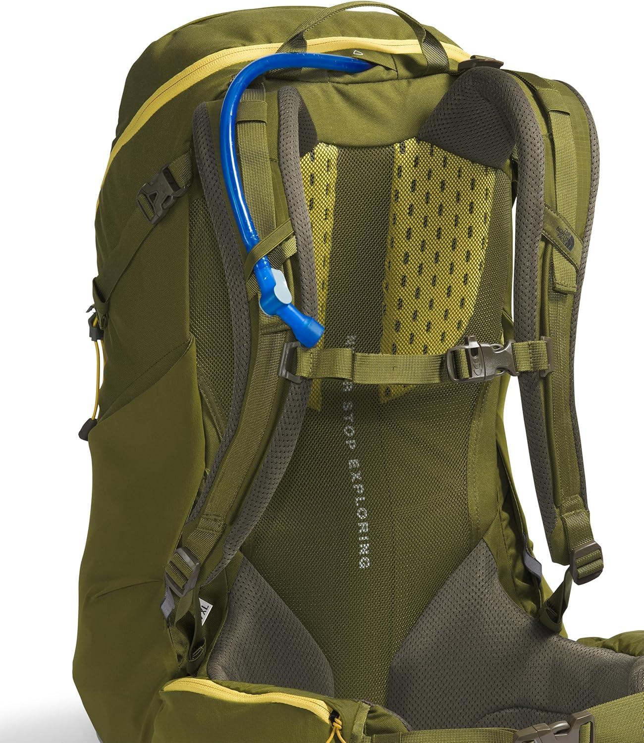imageThe North Face Terra 40 Backpack Unisex Hiking Pack Padded Hipbelt Top Panel Opening Pole ampamp Ice Axe Attachments Hydration Sleeve TNF BlackAsphalt GreyNPF LargeXLargeForest OliveNew Taupe Greennpf