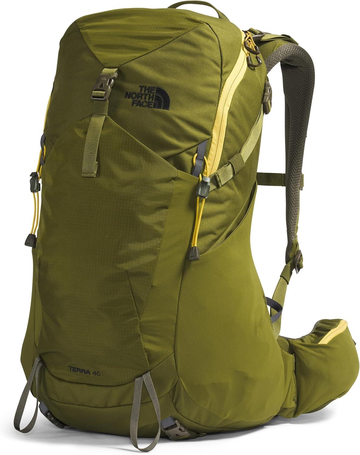 imageThe North Face Terra 40 Backpack Unisex Hiking Pack Padded Hipbelt Top Panel Opening Pole ampamp Ice Axe Attachments Hydration Sleeve TNF BlackAsphalt GreyNPF LargeXLargeForest OliveNew Taupe Greennpf