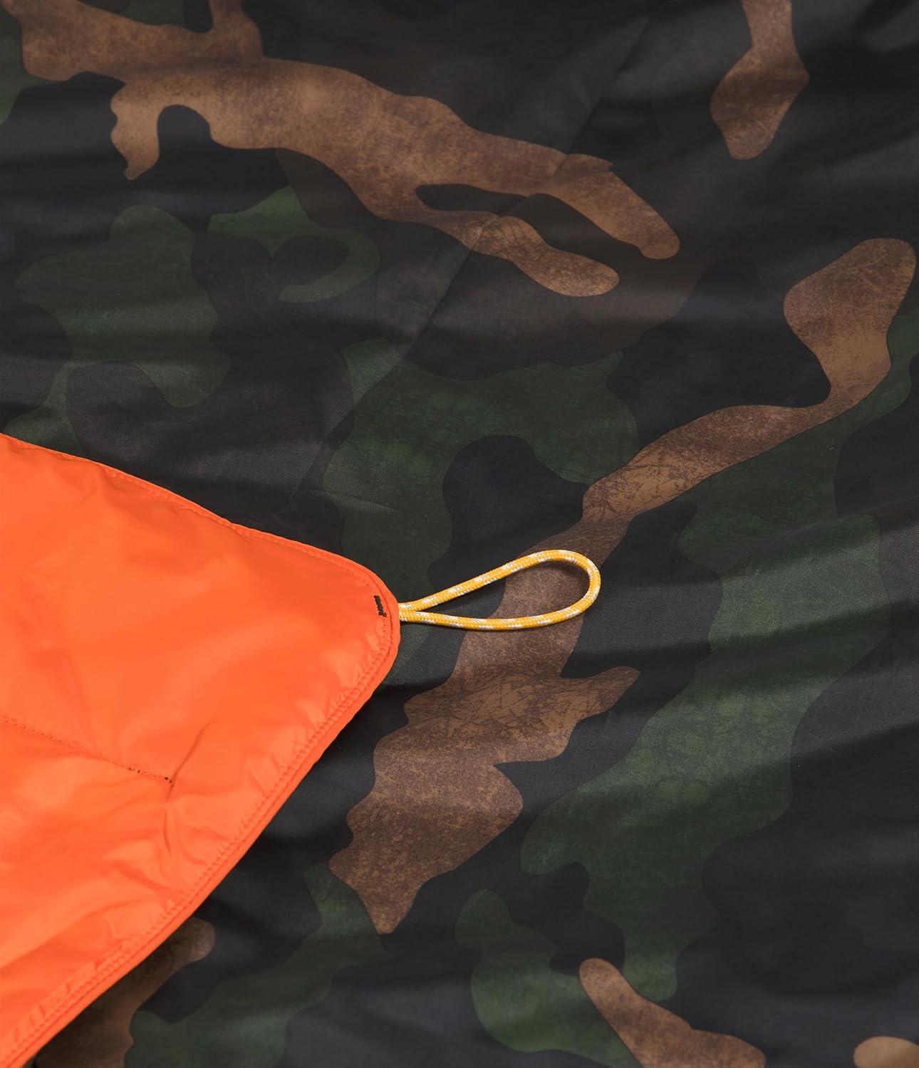 imageThe North Face Wawona Blanket Insulated Blanket for Home and Camping Water Repellent Packable Design New Taupe Green TNF Camo Print One SizeNew Taupe Green Tnf Camo Print