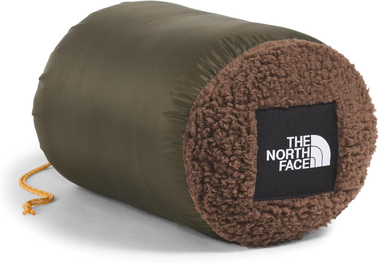 imageThe North Face Wawona Fuzzy Blanket Dual Sided ampamp Packable Design Ultra Soft Fleece Lining ampamp Water Repellent Outer Kangaroo Style Pocket New Taupe GreenSmokey Brown One SizeNew Taupe GreenSmokey Brown