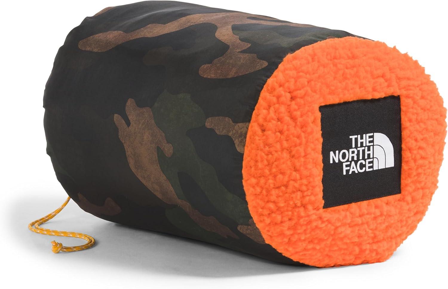 imageThe North Face Wawona Fuzzy Blanket Dual Sided ampamp Packable Design Ultra Soft Fleece Lining ampamp Water Repellent Outer Kangaroo Style Pocket New Taupe GreenSmokey Brown One SizeNew Taupe Green Tnf Camo Print
