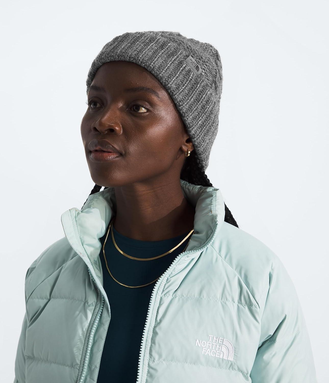imageThe North Face Womens Oh Mega BeanieTnf Medium Grey Heather