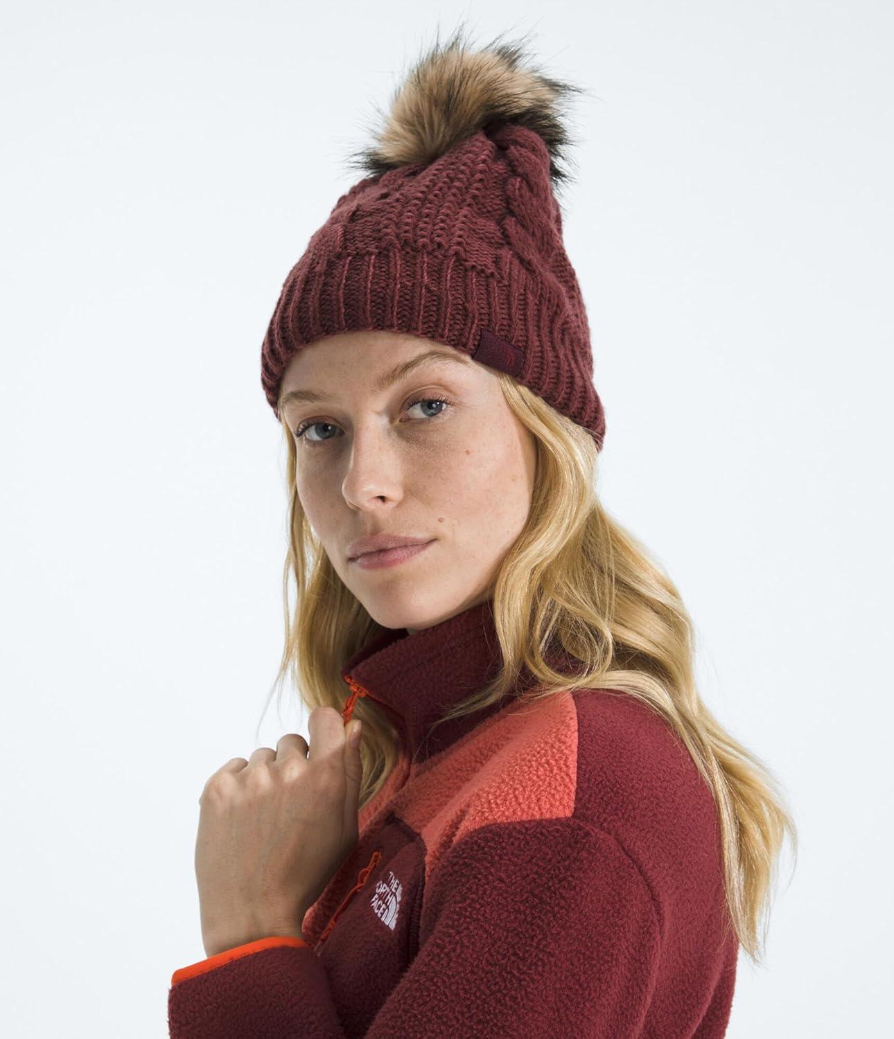 imageThe North Face Womens Oh Mega Fur Pom Lined BeanieSumac