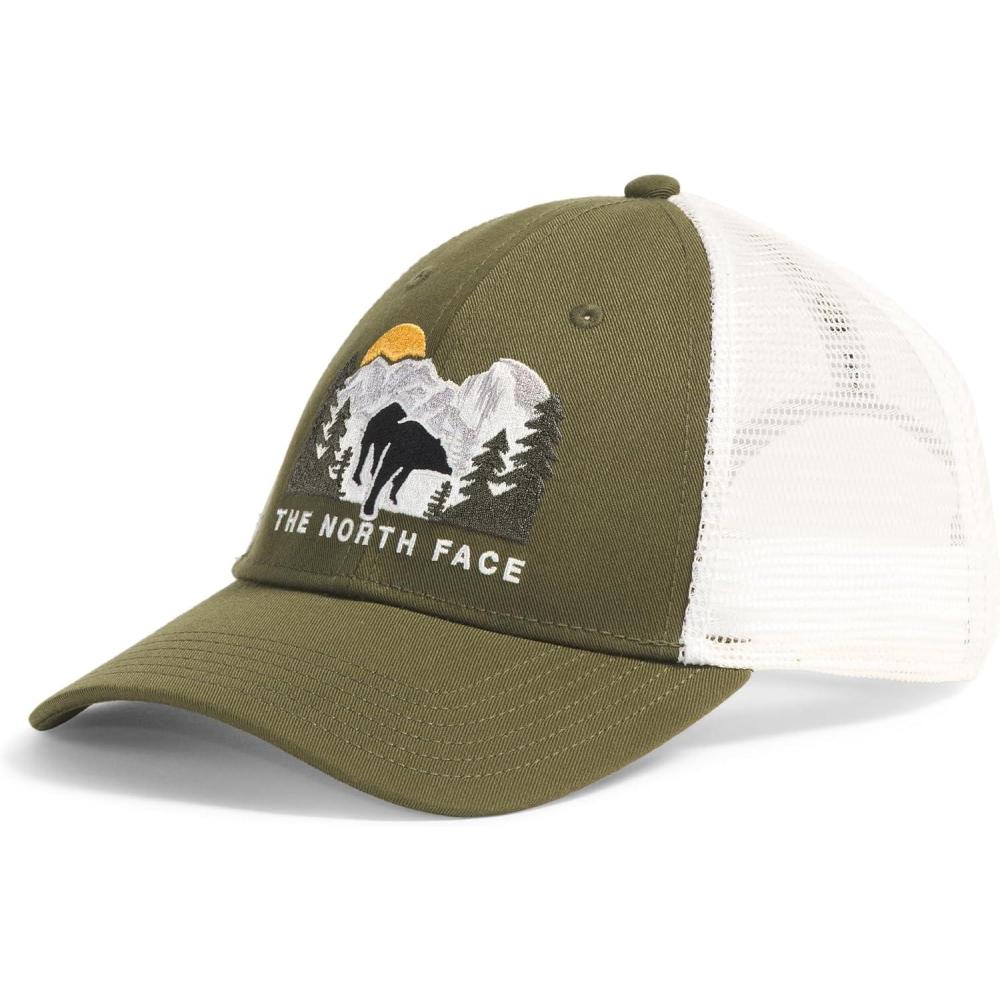 imageTHE NORTH FACE Embroidered Mudder TruckerForest OliveTnf WhiteBear Graphic