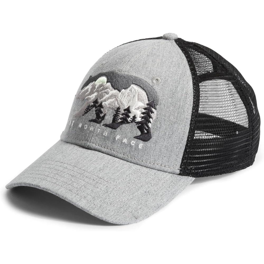 imageTHE NORTH FACE Embroidered Mudder TruckerLight Grey HeatherBear Graphic