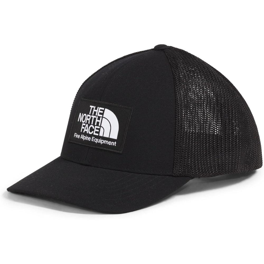 imageTHE NORTH FACE Fitted Truckee Trucker Baseball Style Cap for Men ampamp Women Casual Hat for Golf Cycling ampamp Everyday WearTnf Black