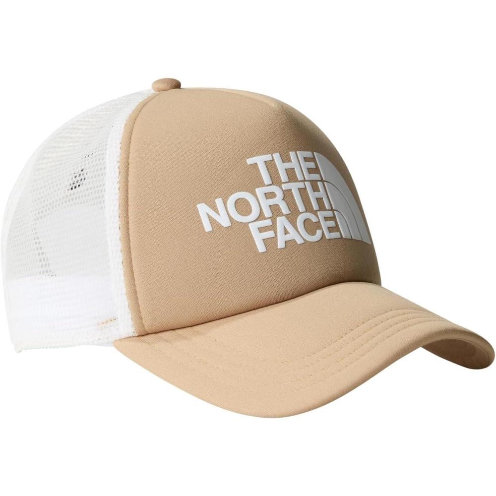 imageTHE NORTH FACE Logo Trucker HatKhaki StoneTnf White