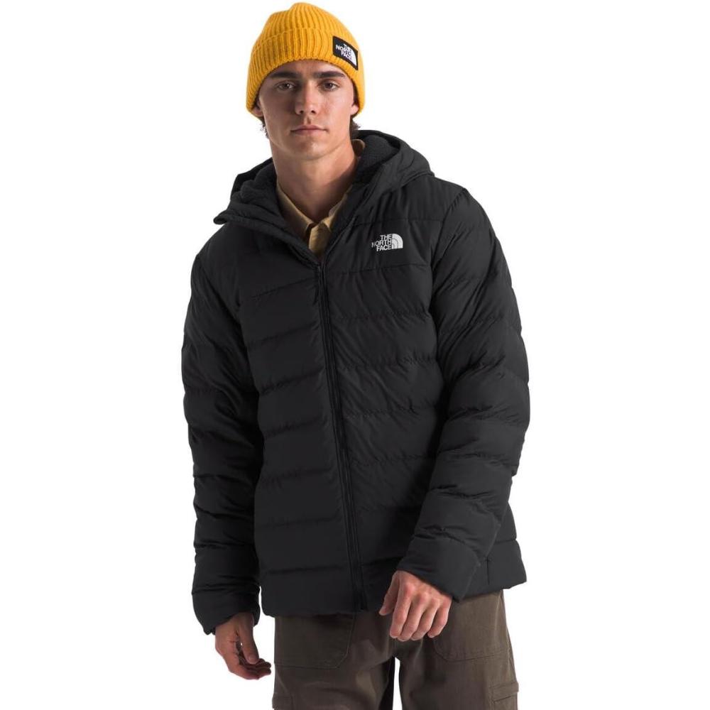imageTHE NORTH FACE Mens Aconcagua 3 Lined Hoodie Wind Resistant Water Repellent 600 Fill Waterfowl Down InsulationTnf Black