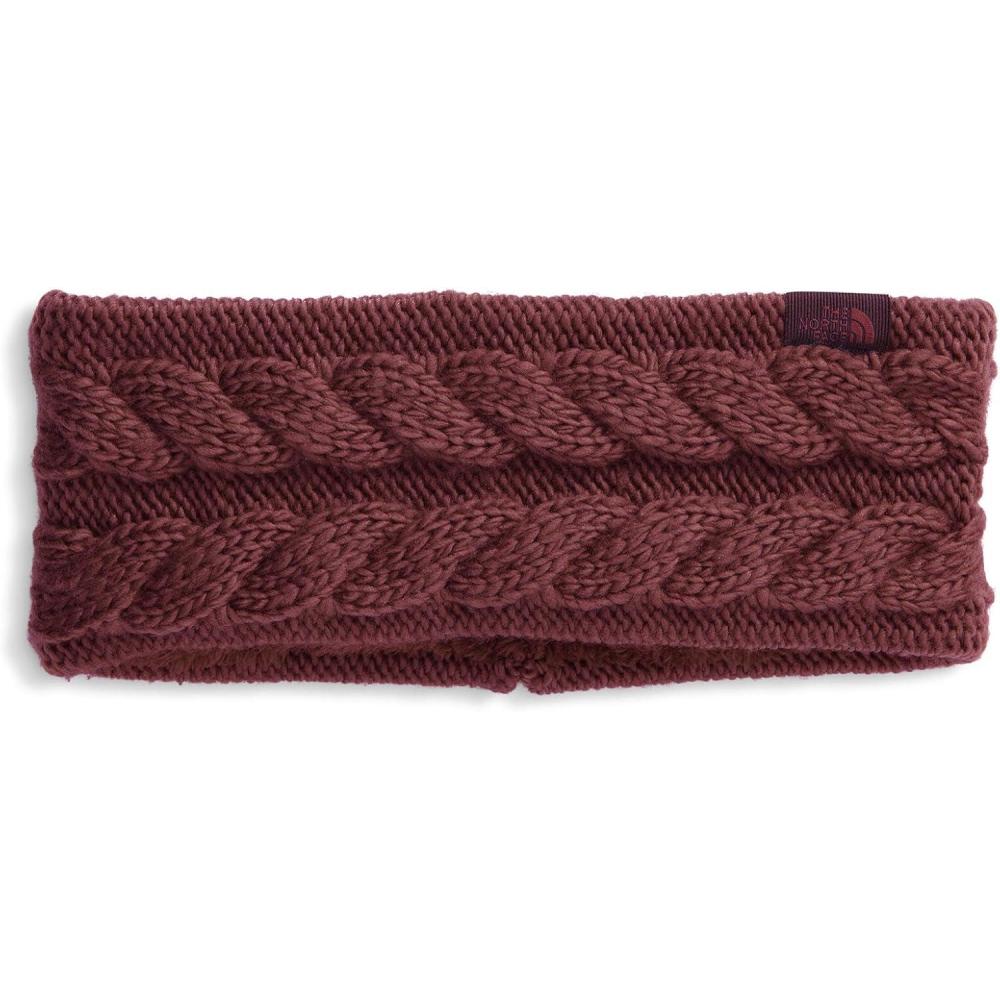 imageTHE NORTH FACE Womens Oh Mega Headband Winter Ear Warmer With Soft Cable Knit Texture ampamp Fleece LiningSumac