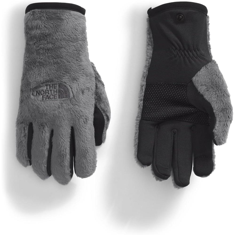 imageTHE NORTH FACE Womens Osito Etip Glove  Touchscreen Compatible Hand Warming Soft Fleece Silicone GrippersSmoked Pearl