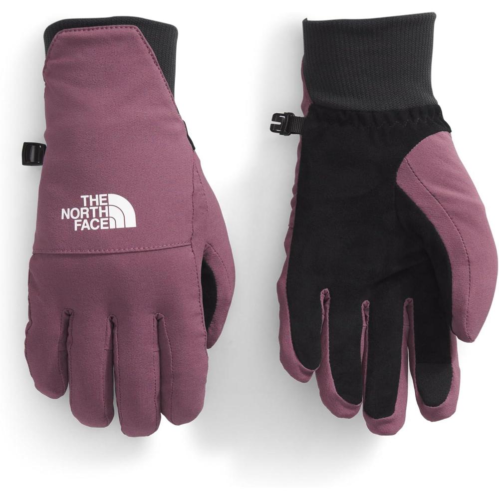imageTHE NORTH FACE Womens Shelbe Raschel Etip Glove Insulated ampamp Water Repellent Touchscreen Compatible Soft Fleece LiningMidnight Mauve