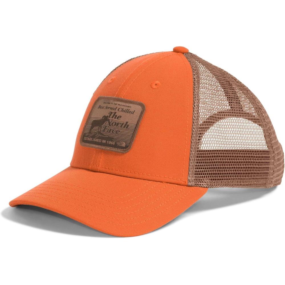 imageThe North FACE UnisexAdult Graphic Mudder Trucker Snapback Baseball Cap for Men ampamp Women Casual Everyday Summer HatIron BronzeLatteBrew Patch