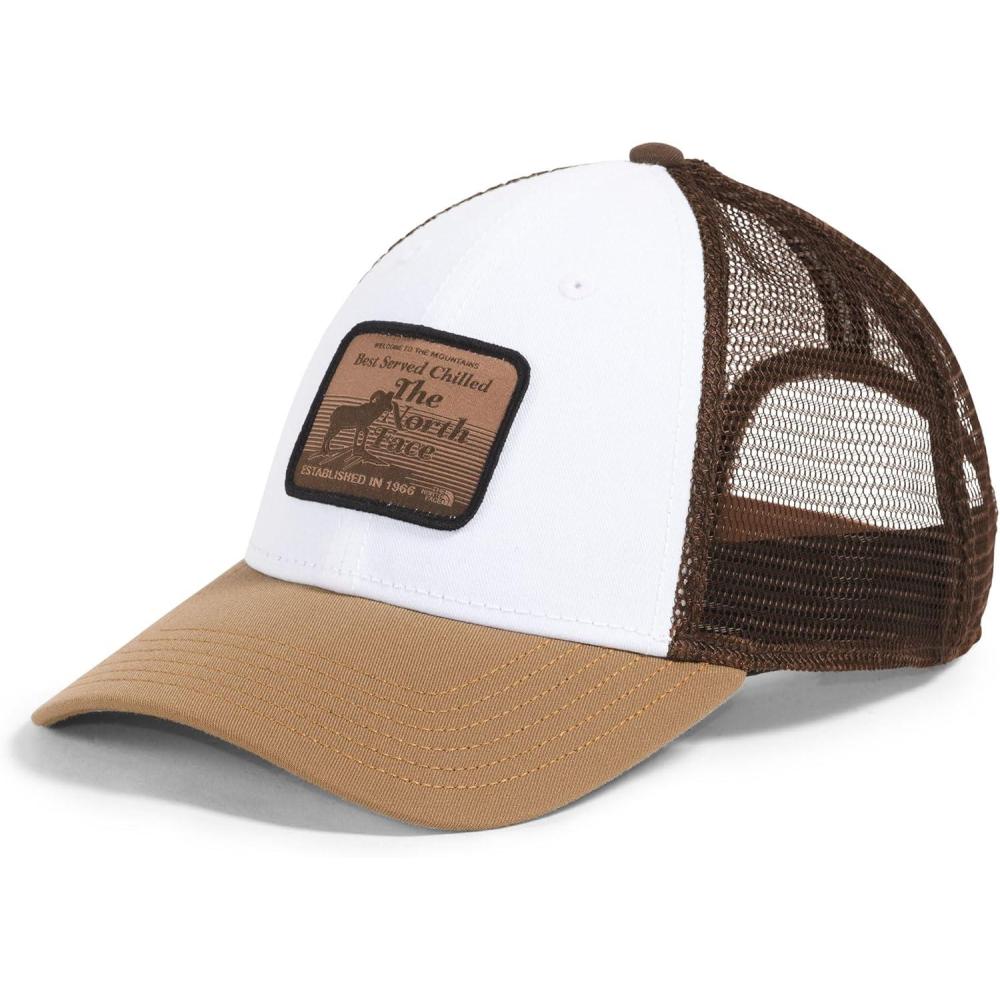 imageThe North FACE UnisexAdult Graphic Mudder Trucker Snapback Baseball Cap for Men ampamp Women Casual Everyday Summer HatUtility BrownSmokey BrownBrew Patch