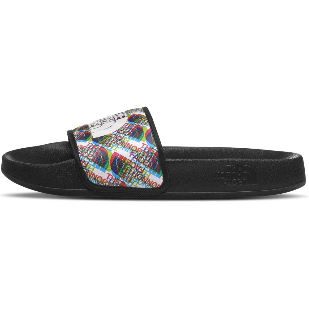 imageThe North Face Base Camp Slide III ToddlerLittle KidBig KidTnf BlackTnf White Half Dome Glitch Print