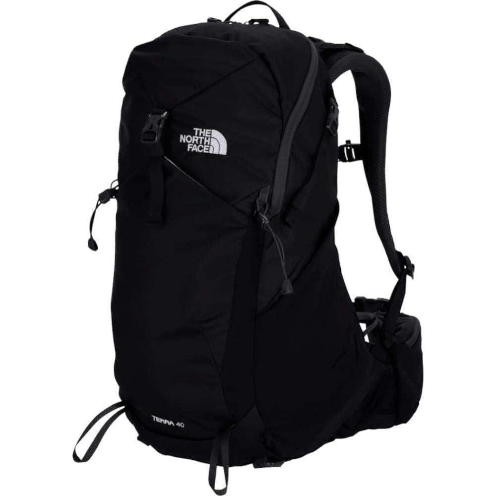 imageThe North Face Terra 40 Backpack Unisex Hiking Pack Padded Hipbelt Top Panel Opening Pole ampamp Ice Axe Attachments Hydration Sleeve TNF BlackAsphalt GreyNPF LargeXLargeTnf BlackAsphalt Greynpf