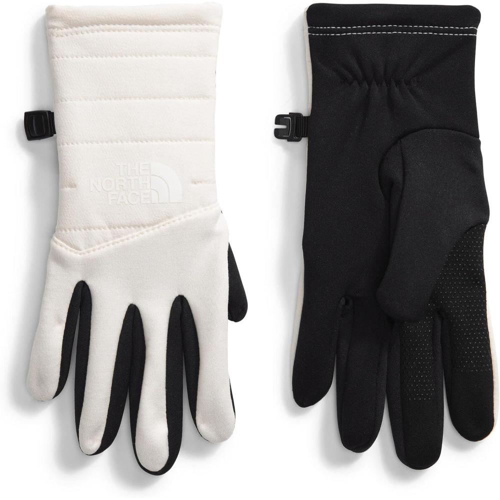 imageThe North Face womens Etip Indi Glove Touchscreen Compatible Water Repellent Moisture Wicking Soft Tricot LiningGardenia White Heather