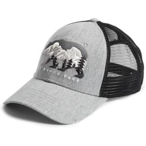 THE NORTH FACE Embroidered Mudder Trucker(Light Grey Heather/Bear Graphic)