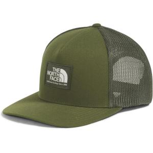 THE NORTH FACE Keep It Patched Trucker | Deep Fit Snapback Hat for Men & Women With Breathable Mesh Panels(Woodland Green/New Taupe Green/White Dune)
