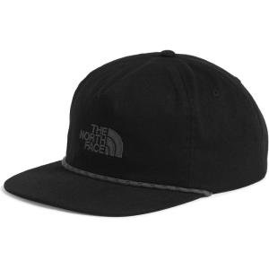 THE NORTH FACE Norm 5-Panel Hat | Classic Fit Ball Cap for Men & Women with Cotton Cord(Tnf Black/Asphalt Grey)