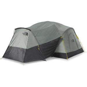 THE NORTH FACE Wawona 8 Tent | Eight Person Camping Tent, Water Repellent, Spacious & Easy to Set Up, Attached Vestibule Area(Agave Green/Asphalt Grey)