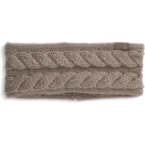 THE NORTH FACE Women’s Oh Mega Headband | Winter Ear Warmer With Soft Cable Knit Texture & Fleece Lining(Mocha Brown)