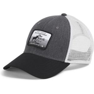 The North FACE Unisex-Adult Graphic Mudder Trucker | Snapback Baseball Cap for Men & Women, Casual Everyday Summer Hat(Tnf Medium Grey Heather/Brew Patch)