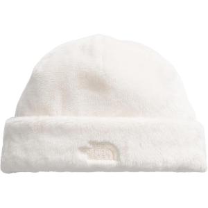 The North FACE Womens Osito Beanie | Classic Fit, Cuffed Winter Hat with Cozy Recycled Fleece, Embroidered Logo(White Dune)