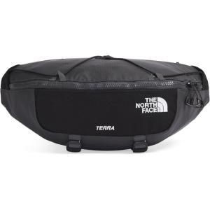 The North Face Terra Lumbar Hiking Hip Pack | 6 Liter Storage Belt Bag, Water Repellent Finish, Adjustable Strap, Secure Zip Pockets, Shady Blue/Duck Green, One Size(Asphalt Grey/Tnf Black-npf)