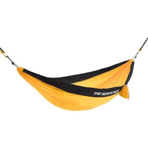The North Face Wawona Camp Hammock | Includes Carabiners & Tree Straps for Easy Setup, Storage Bag Doubles as Pocket, Light & Packable, Summit Gold/TNF Black, One Size(Summit Gold/Tnf Black)