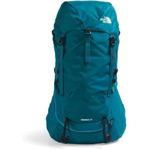 The North Face Women’s Terra 55 Backpack | Hiking Pack with Women-Specific Fit, Padded Hipbelt, Cinch-Top Opening, Pole & Ice Axe Attachments, Asphalt Grey/TNF Black-NPF, X-Small/Small(Blue Moss/Sapphire Slate-npf)