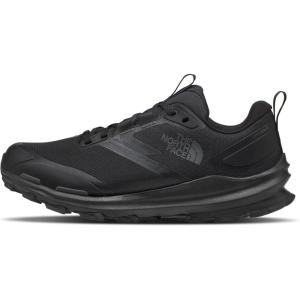 The North Face Womens Vectiv Fastpack Lite Waterproof Hiking Shoe | Rubber Outsole & Molded TPU Toe Cap(Tnf Black/Anthracite Grey)