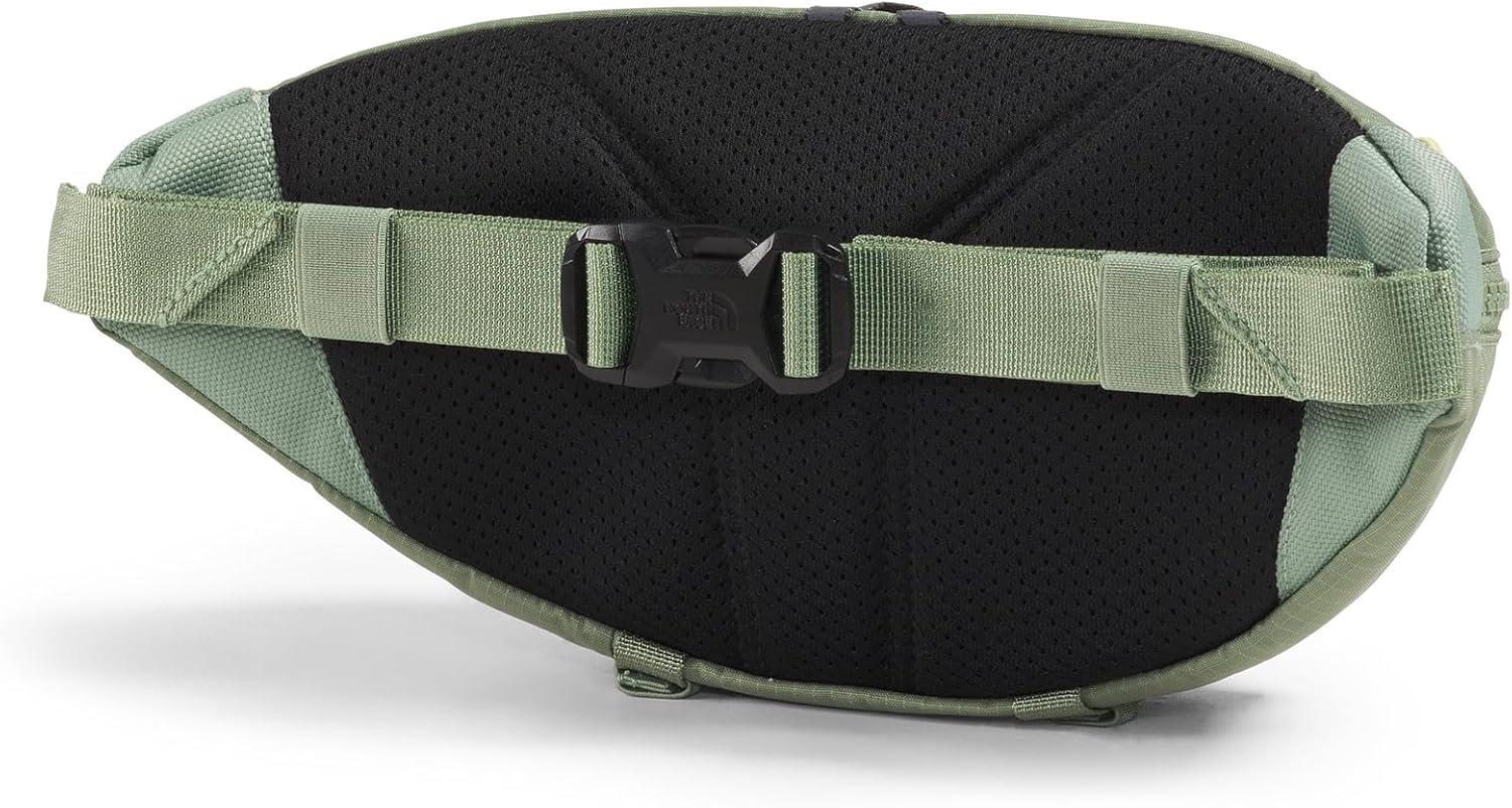 imageTHE NORTH FACE Terra Lumbar Hiking Hip Pack 3 Liter Storage Belt Bag Water Repellent Adjustable Strap Zip PocketsBark MistSlate Moss
