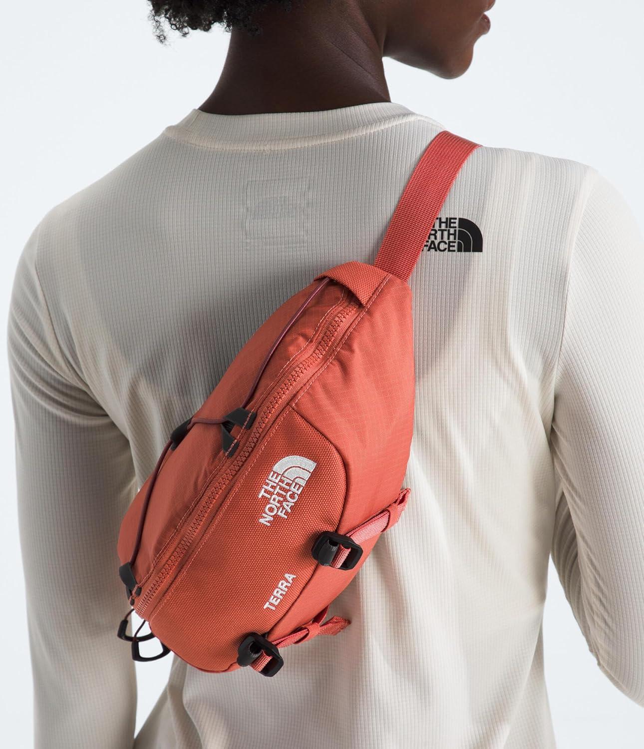 imageTHE NORTH FACE Terra Lumbar Hiking Hip Pack 3 Liter Storage Belt Bag Water Repellent Adjustable Strap Zip PocketsMars DustSumac