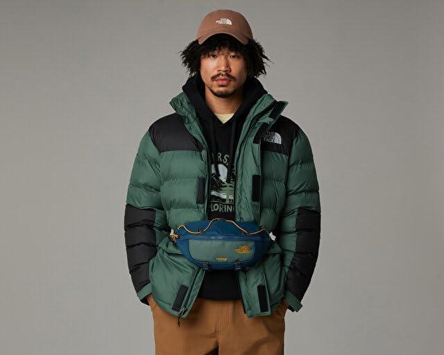 imageTHE NORTH FACE Terra Lumbar Hiking Hip Pack 3 Liter Storage Belt Bag Water Repellent Adjustable Strap Zip PocketsShady BlueDuck Green