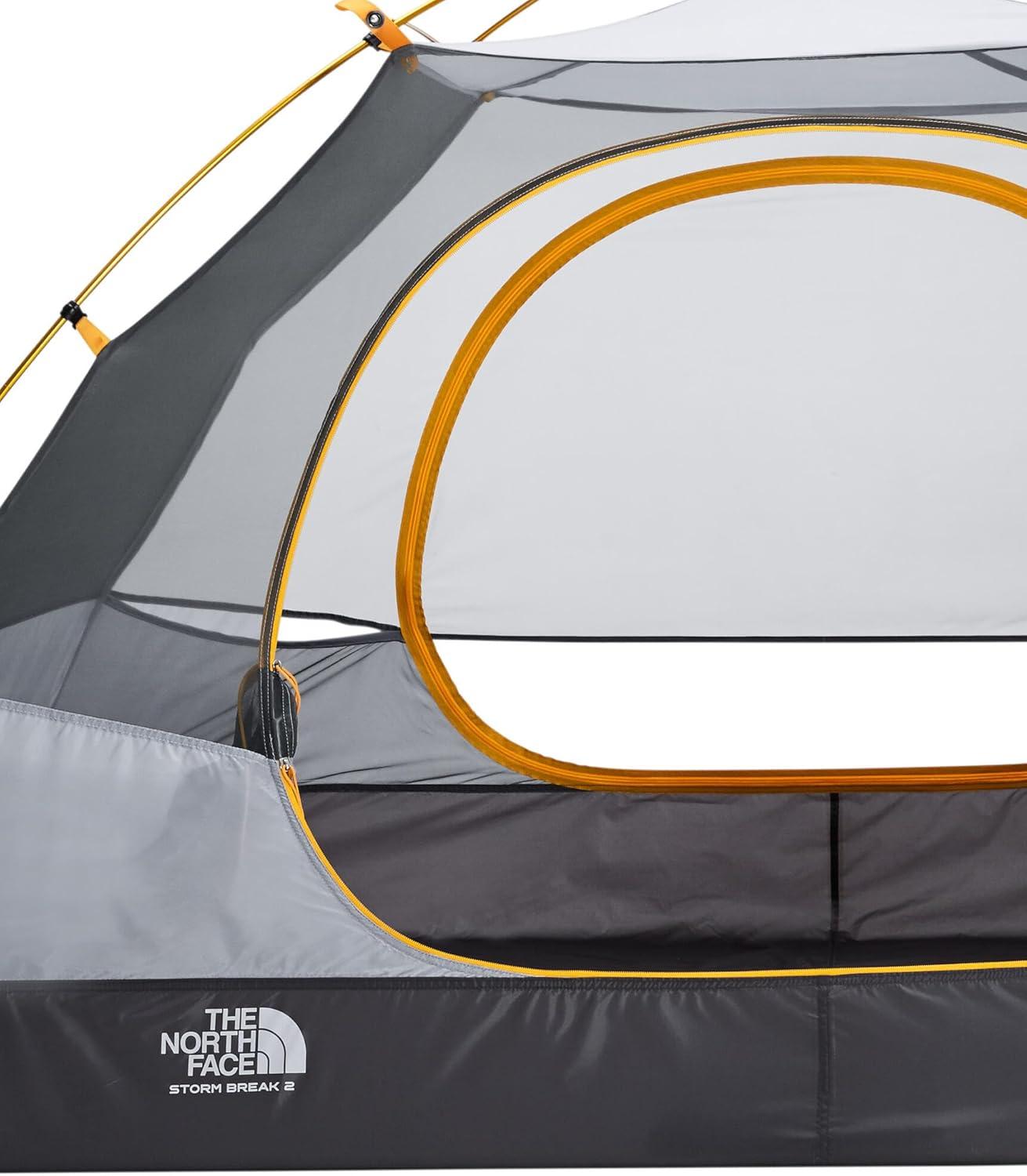 imageThe North Face Tents Stormbreak 2 TwoPerson Camping Tent High Low Ventilation Openings for Optimal Airflow Water Repellent FinishGolden OakPavement