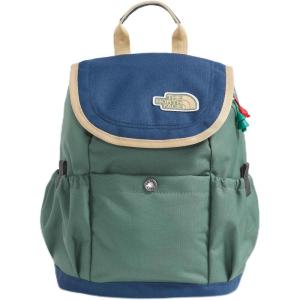 The North Face Kids’ Mini Explorer Backpack | Small Travel Bag with Padding, Water-Repellent Finish, Reflective Details for Preschoolers, Teddy Brown, One Size(Duck Green/Shady Blue)