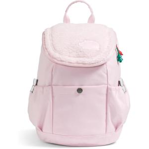 The North Face Kids’ Mini Explorer Backpack | Small Travel Bag with Padding, Water-Repellent Finish, Reflective Details for Preschoolers, Teddy Brown, One Size(Pale Blossom/Tnf White)