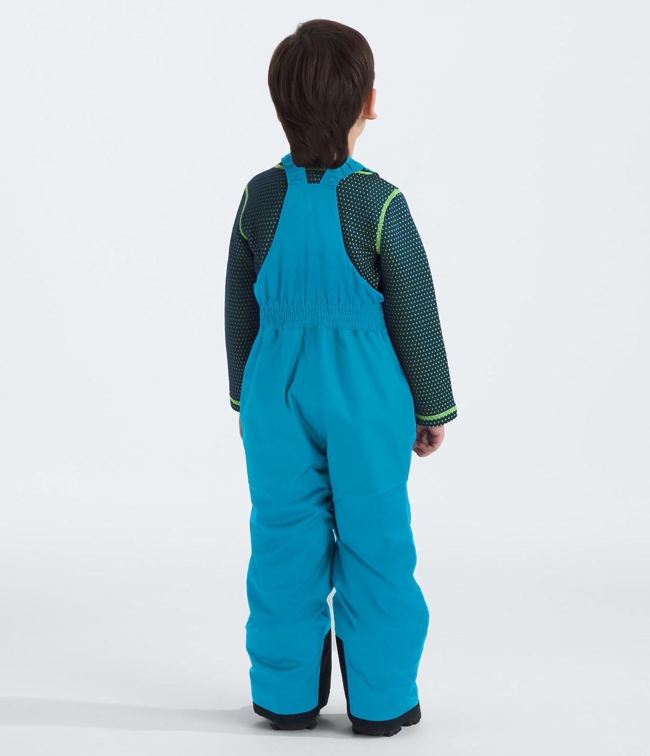 imageTHE NORTH FACE Baby Freedom Insulated Bib Waterproof Overalls for Boys amp Girls Suspenders Reinforced Kick PatchesMeridian Blue