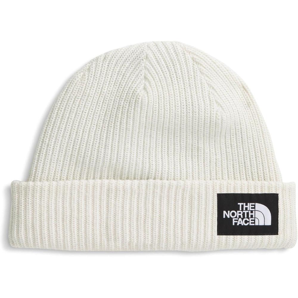 imageThe North Face UnisexAdult Salty Dog Lined Beanie Cuffed Winter Hat for Men amp WomenWhite Dune