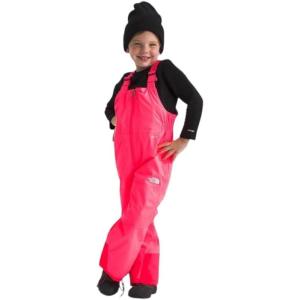THE NORTH FACE Baby Freedom Insulated Bib | Waterproof Overalls for Boys & Girls, Suspenders, Reinforced Kick Patches(Radiant Poppy)