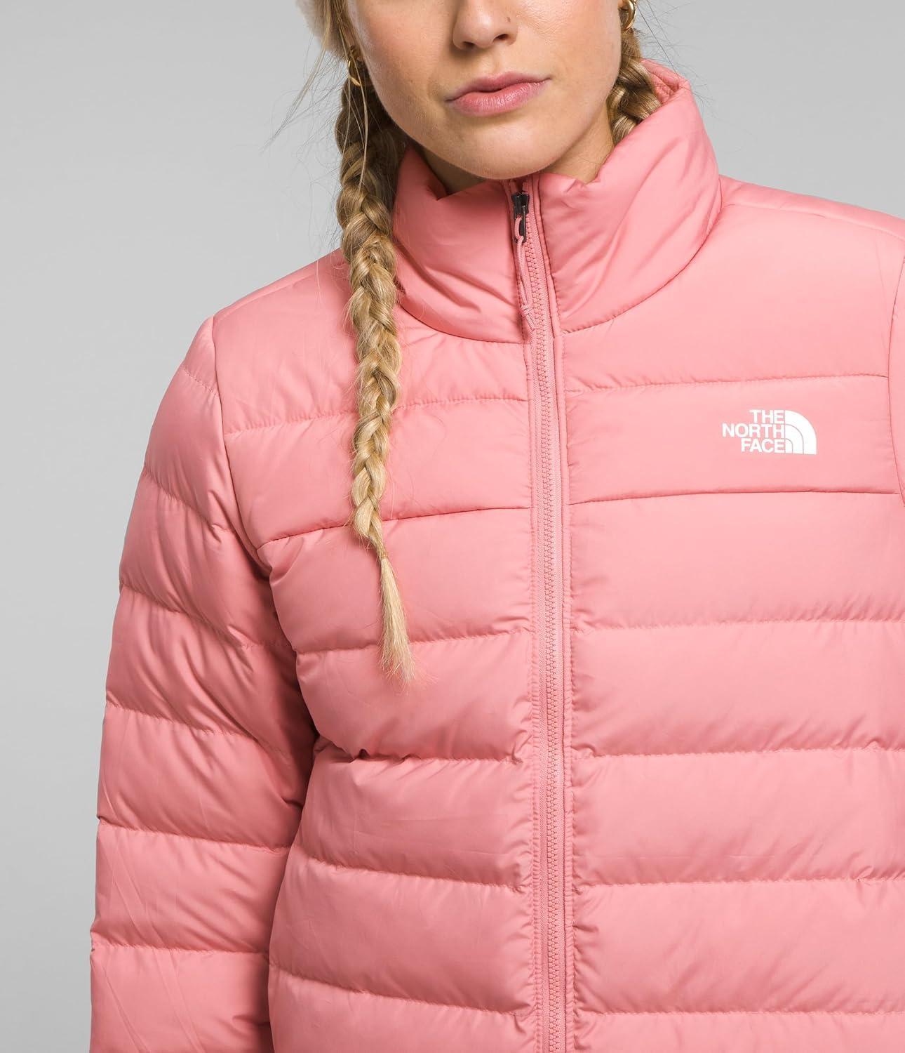 imageTHE NORTH FACE Womens Aconcagua 3 Jacket Wind Resistant Water Repellent 600 Fill Waterfowl Down InsulationShady Rose