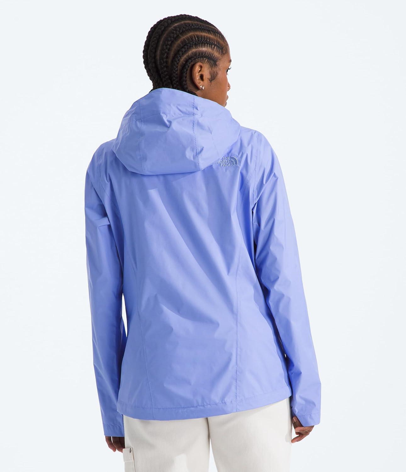 imageTHE NORTH FACE Womens Venture 2 Waterproof Hooded Rain Jacket Raincoat With Breathable Dryvent 25l Fabric PitzipsPeriwinkle Glow