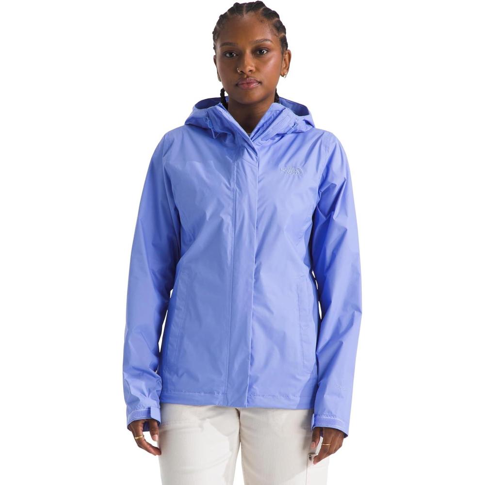 imageTHE NORTH FACE Womens Venture 2 Waterproof Hooded Rain Jacket Raincoat With Breathable Dryvent 25l Fabric PitzipsPeriwinkle Glow